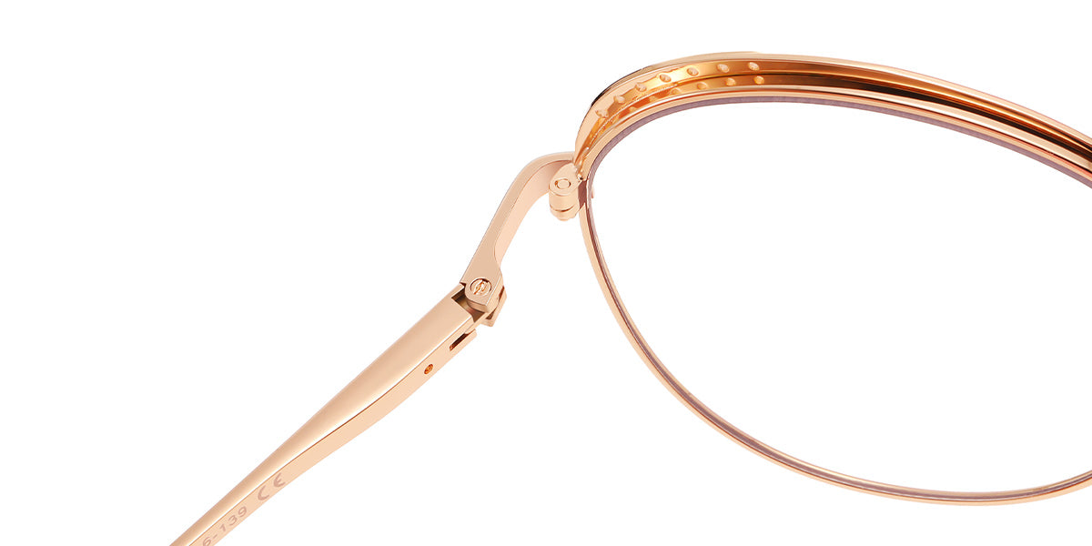 Metal Frame Oval Shaped