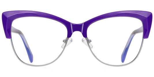 Cat Eye Stylish Frame purple EC6124-5