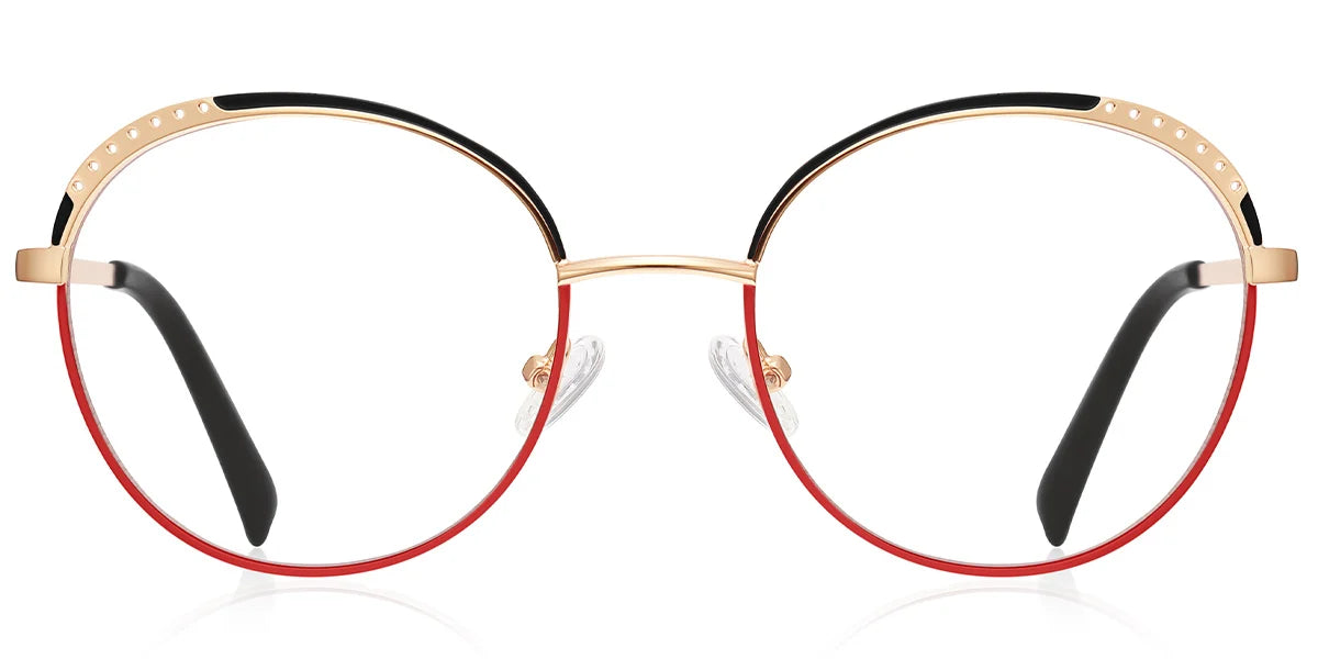 Metal Frame Oval Shaped