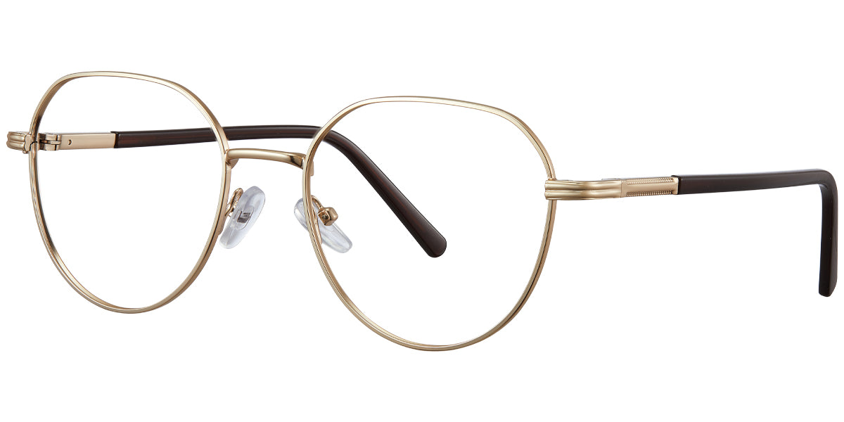 TDOT GEOMATRIC FRAME IN Black Gold and Silver Color EC6687