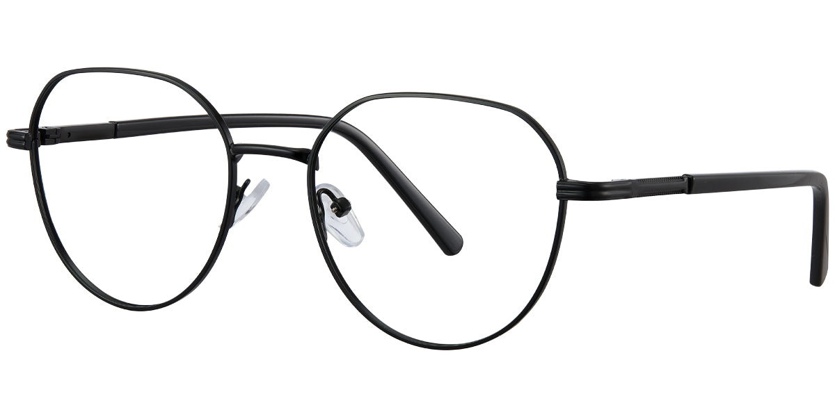 TDOT GEOMATRIC FRAME IN Black Gold and Silver Color EC6687