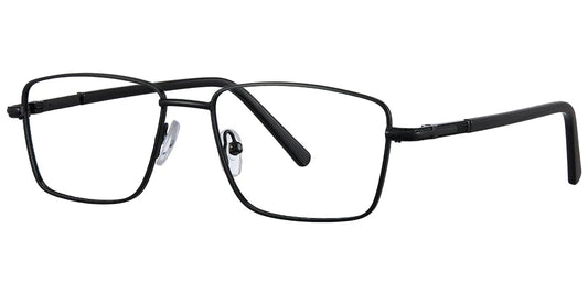 Narrow Rectangle Eye Frame in Black or Sliver ECF6690