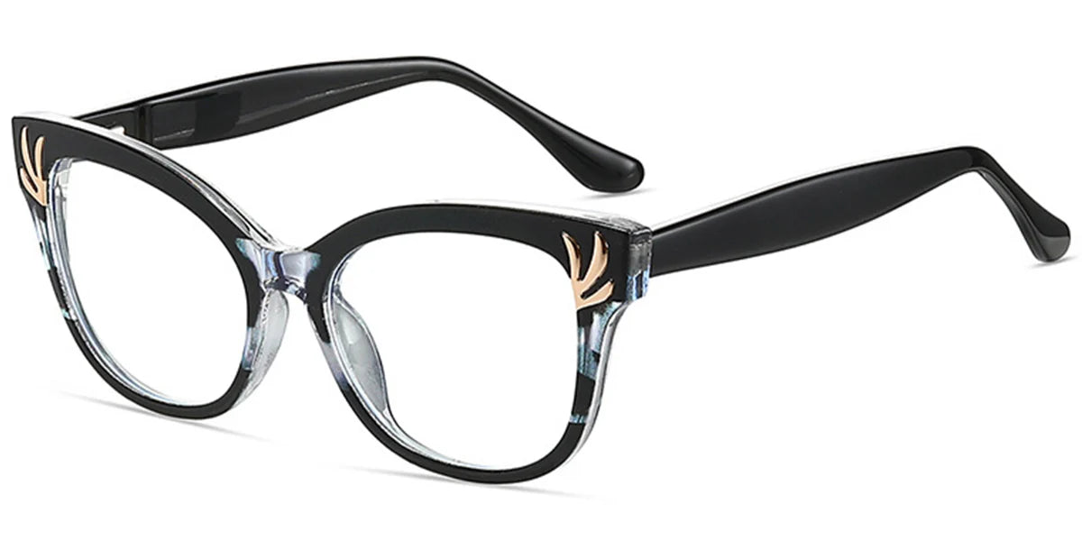 Cat Eye Frame Lightweight in Pink Black and Brown EC6680