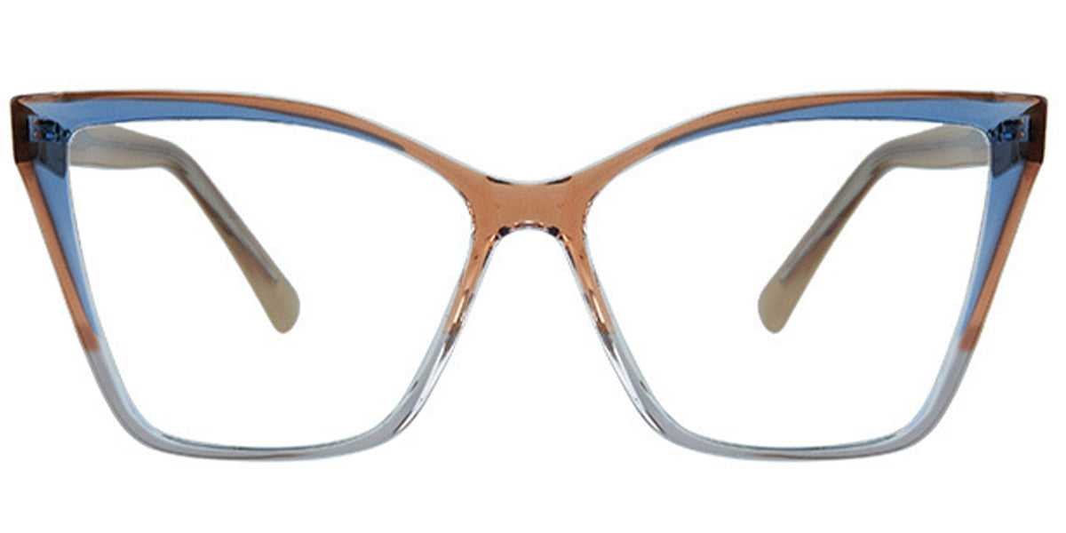 Cat Eye Frame – Pattern-Red Stylish and Comfortable Eyewear F5105-3
