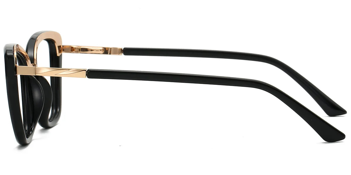 Rectangle Frame Medium in Black Brown and Grey EC6652