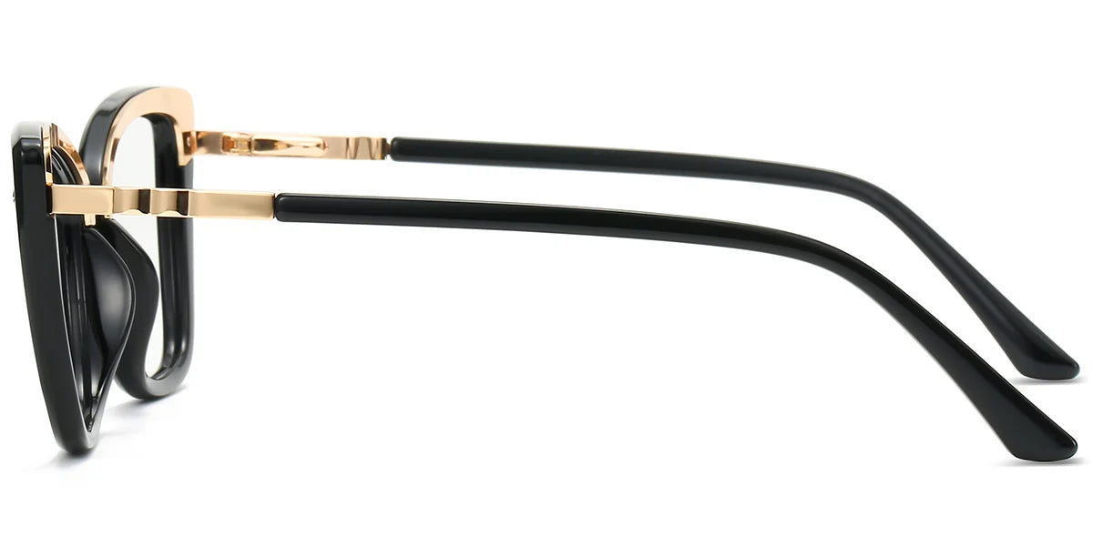 "Stylish Cat-Eye Glasses – With Blue Light, Single Vision or Progressive Lens"EC6667-1