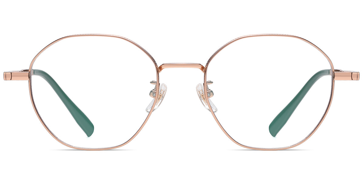 Titanium Geomatic Full Rim Frame in Black Gold Or Silver Color EC6563