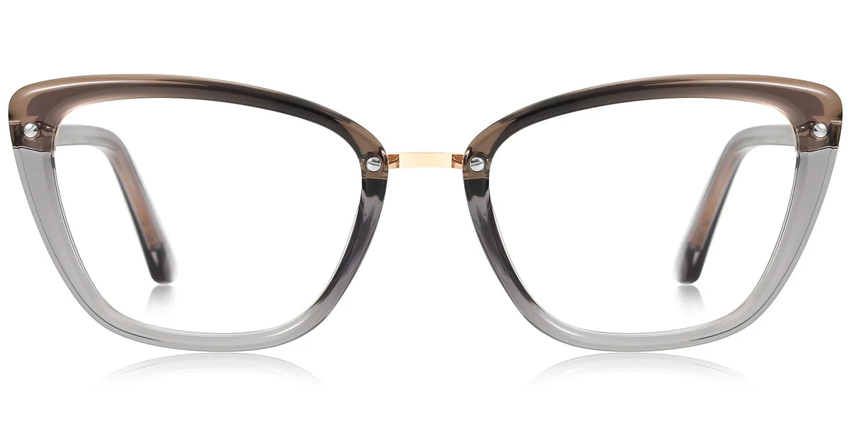 Rectangle Frame Medium in Black Brown and Grey EC6652