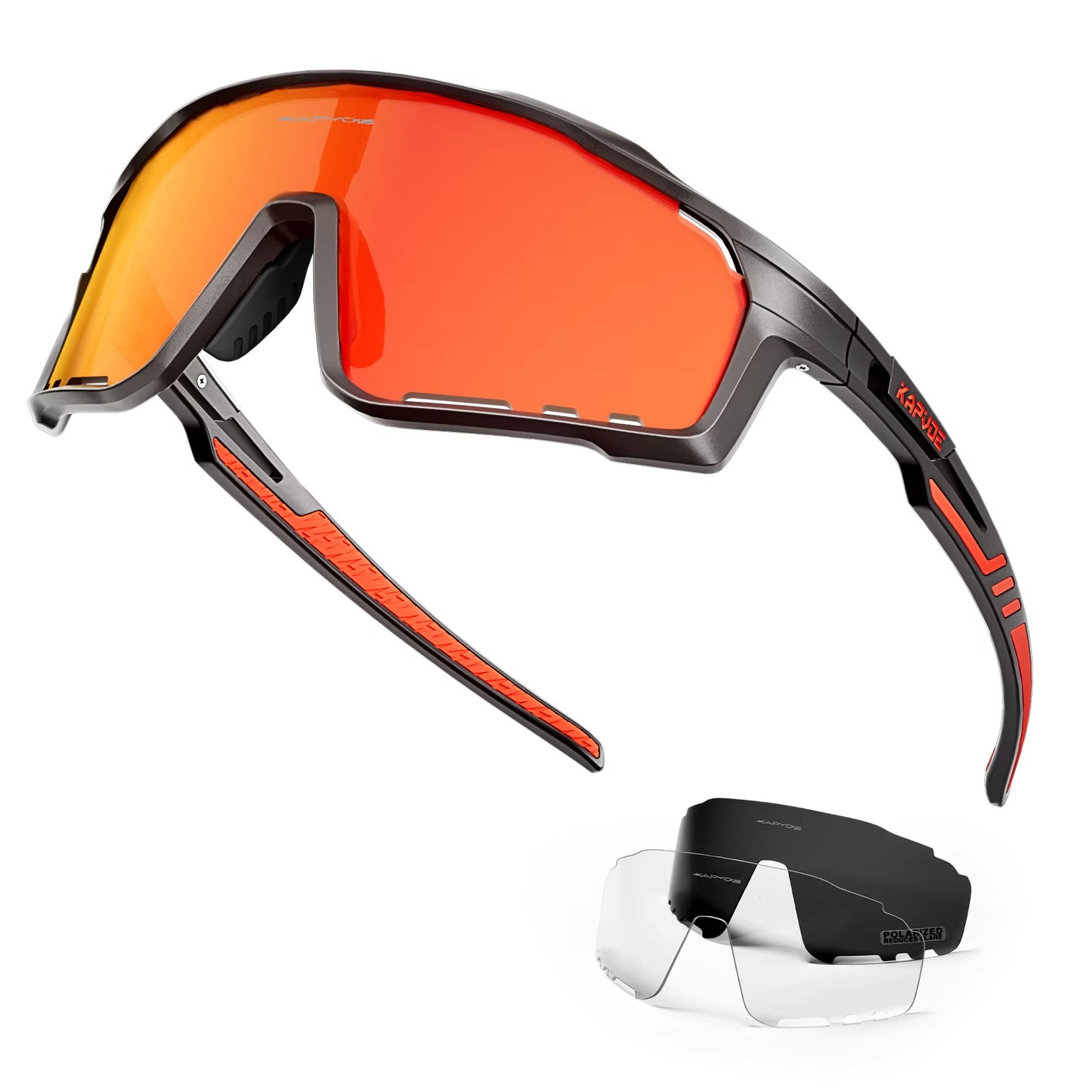 Polarized Cycling Glasses Men Women Mountain Bike Glasses MTB Riding TR90 Sport Sunglasses Running Bicycle Triathlon