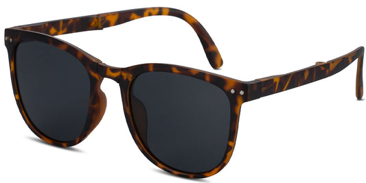 Tortoiseshell + Dark Grey Polarized Square Sunglasses – Timeless Elegance Meets Modern Sophistication SG4674-5
