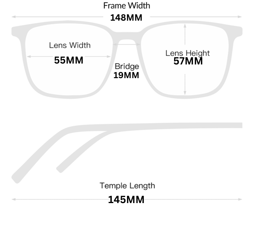 Sleek Black frame with Dark Gray Polarized Sunglasses SG6918-1