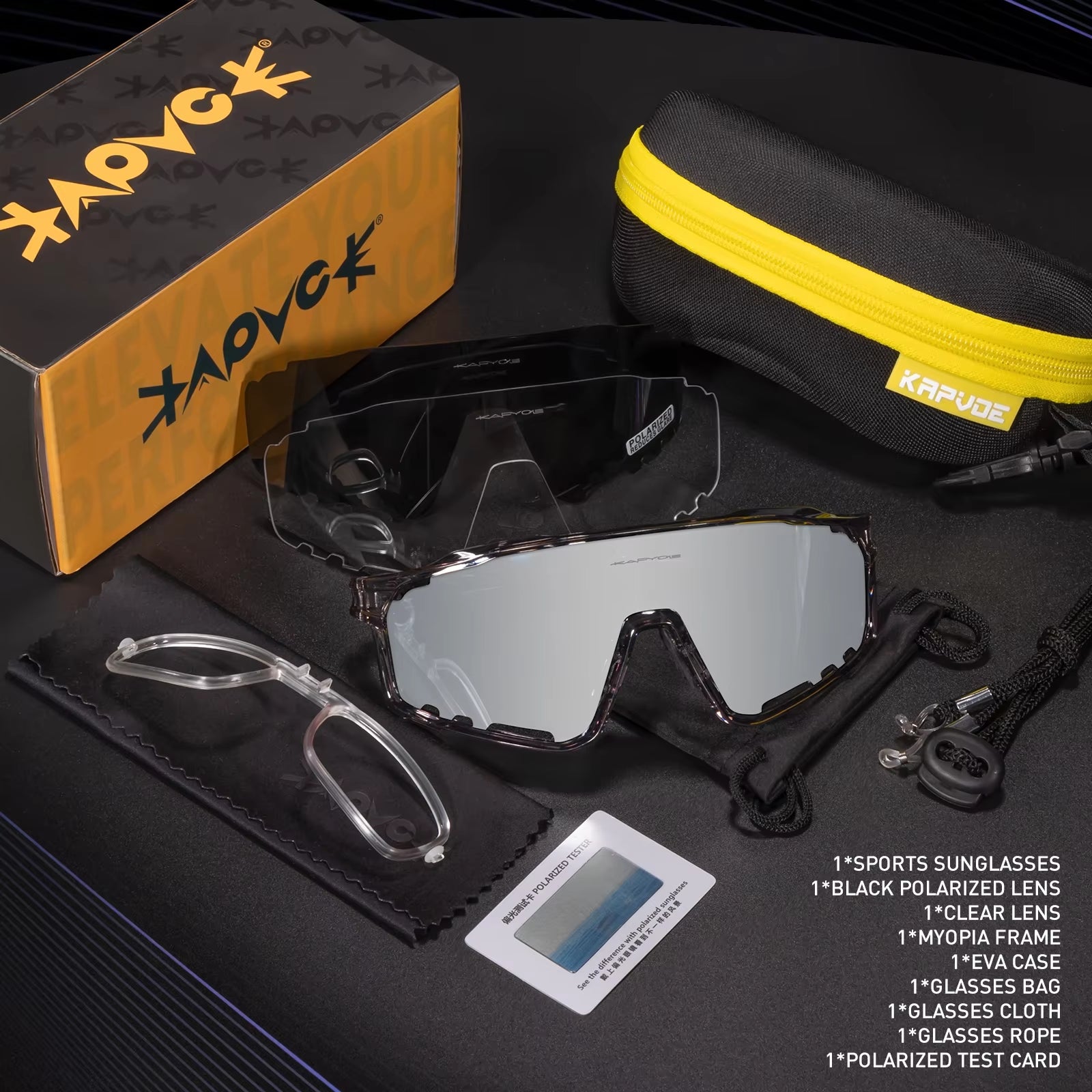 Polarized Cycling Glasses Men Women Mountain Bike Glasses MTB Riding TR90 Sport Sunglasses Running Bicycle Triathlon