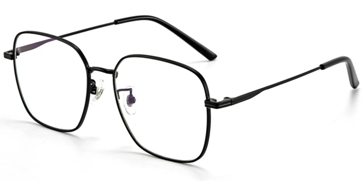 BLACK SQUARE FRAME WITH SINGLE VISON LENSES MEDIUM SIZE F65991