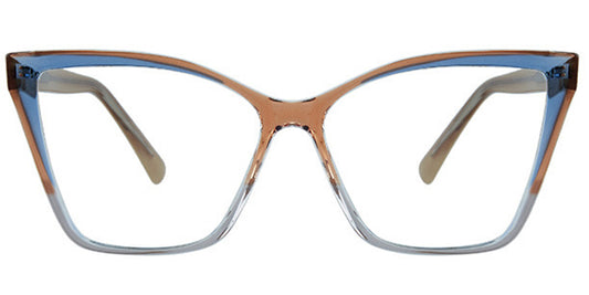 Cat Eye Frame – Pattern-Red  Stylish and Comfortable Eyewear F5105-3