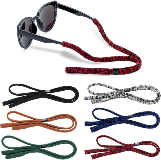 Glasses Strap (Pack of 6) Adjustable Eyeglasses Strap Sunglass Holder Strap Men Women