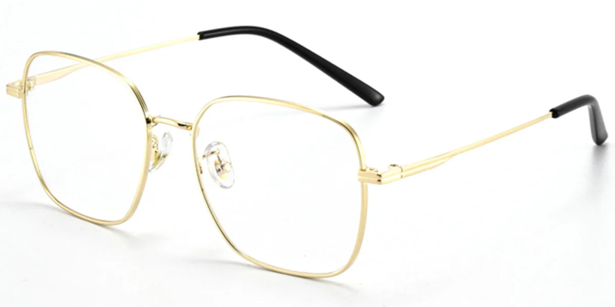 golden Square Frame  with prescription lenses Medium sized 70$ F65993