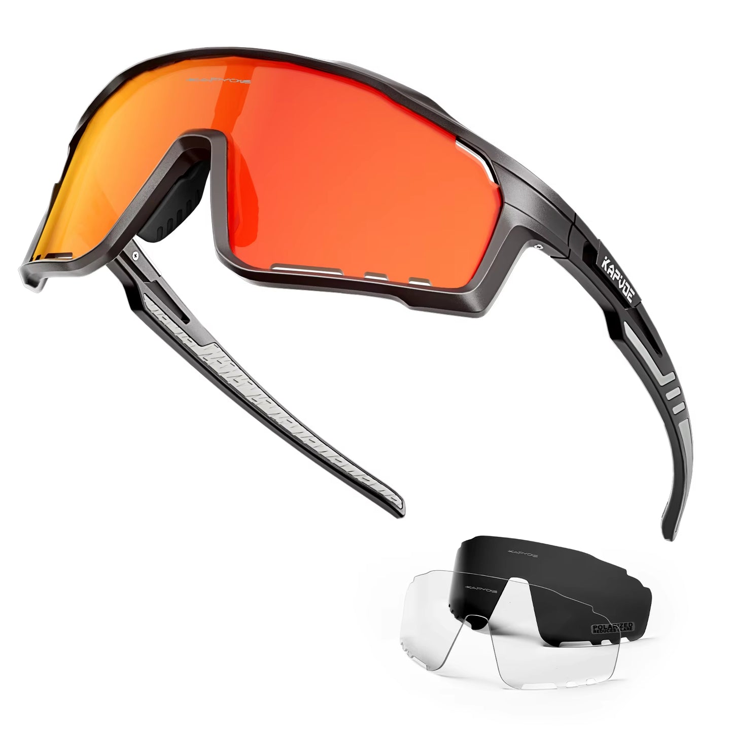 Polarized Cycling Glasses Men Women Mountain Bike Glasses MTB Riding TR90 Sport Sunglasses Running Bicycle Triathlon