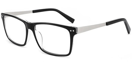 Ricky Rectangle Frame EC2347 Black Silver