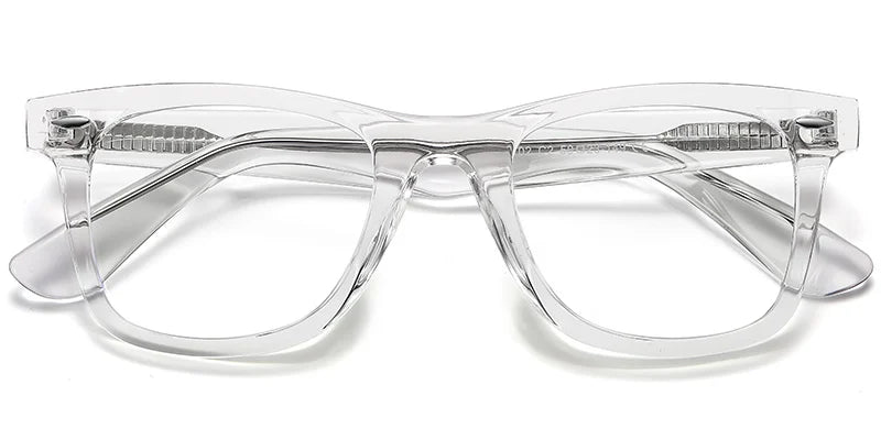 Square Full-Rim TR Frame Glasses F3831-2