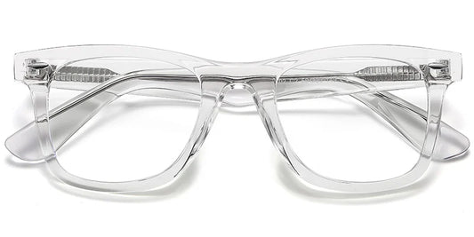 Square Full-Rim TR Frame Glasses F3831-2