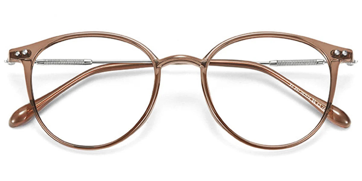 RECTANGLE  BROWN FRAME WITH RX SINGLE VISON LENSES  F65914