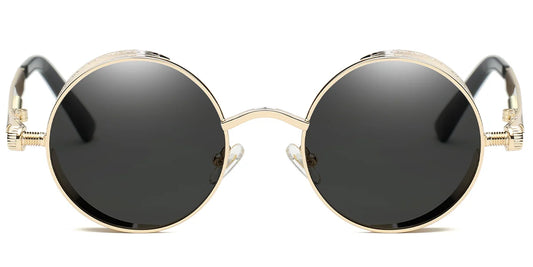 "Classic Round Metal Sunglasses – Timeless Style Meets Modern Comfort" SG5550-3