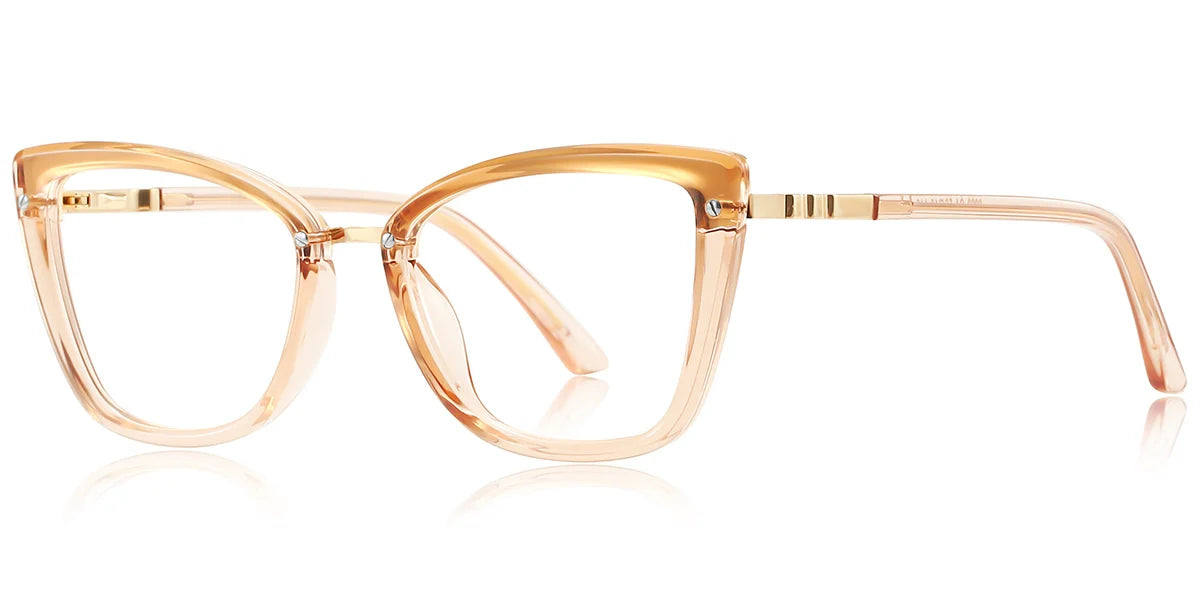 Cat-Eye frame – EC66676 brown