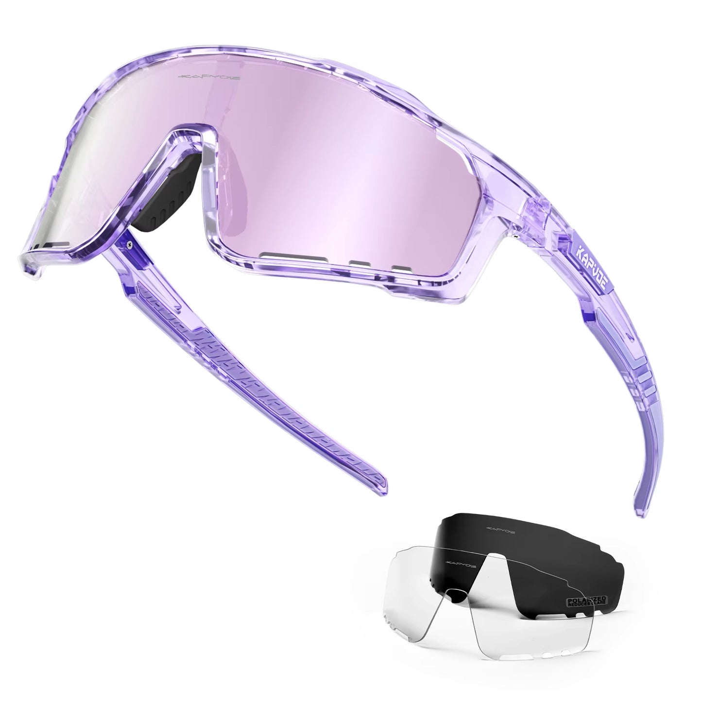 Polarized Cycling Glasses Men Women Mountain Bike Glasses MTB Riding TR90 Sport Sunglasses Running Bicycle Triathlon